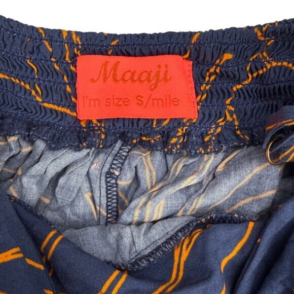 MAAJI Floral Ruffled Maxi Dress Size Small - Picture 4 of 6